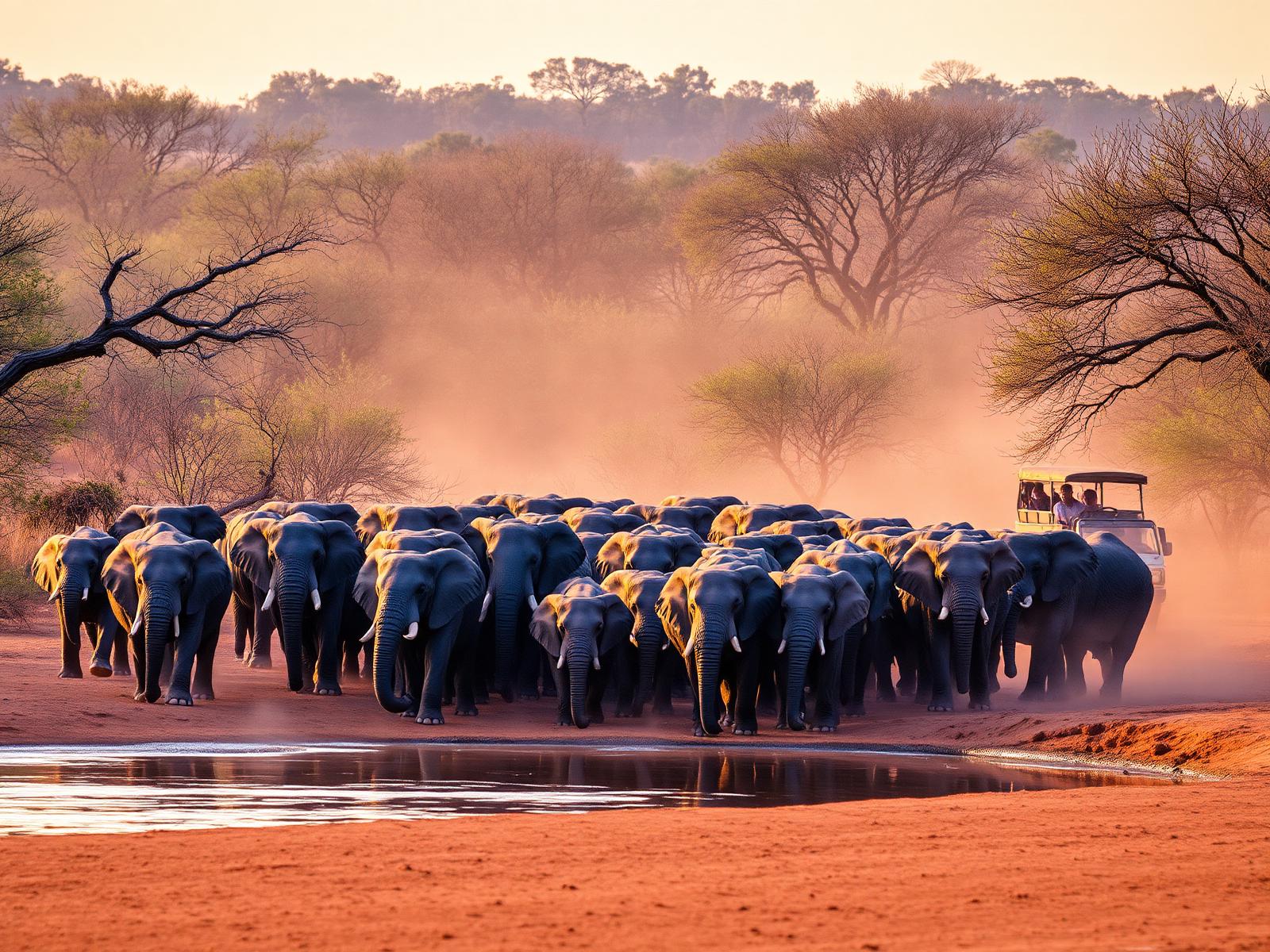 Sikumi Tree Lodge in Hwange National Park